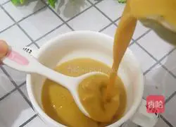 Illustration of how to make pumpkin rice cereal 6