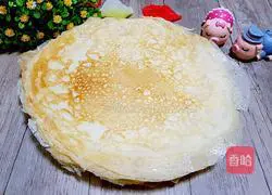 Illustration of how to make homemade spring roll wrappers 9