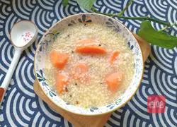 Illustration of how to make sweet potato, millet and quinoa porridge 1