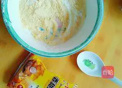 Illustration of how to make cornmeal steamed buns 1