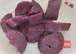 Purple sweet potato milk oatmeal porridge recipe 3