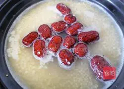 Illustration of how to make apple millet porridge 4