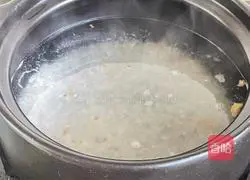 Illustration of how to make raw seafood porridge 3