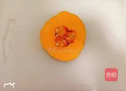 Illustration of how to make sesame pumpkin cake 1