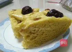 Illustration of how to make pumpkin hair cake 4