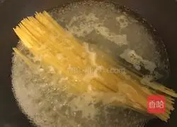 Cheese Cream Asparagus Pasta Recipe Illustration 1