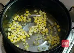 Illustration of how to make sweet corn cakes 1