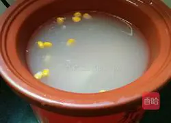 How to make corn, carrot and meat porridge Illustration 5