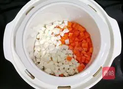 Illustration of how to make yam and quinoa porridge (baby food supplement) 6