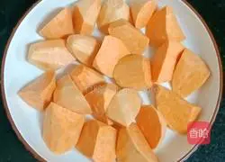 Illustration of how to make seven-color brown rice and sweet potato porridge 2