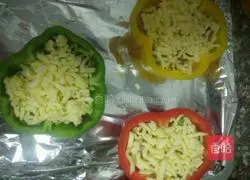 Colored pepper baked rice recipe illustration 4