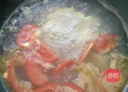 Illustration of how to make tomato and egg rice noodles 9