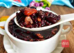 Health Recipe#Black Sesame Black Bean Walnut Porridge Recipe Illustration 1