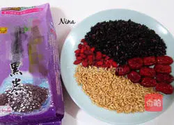 Black rice porridge recipe 1