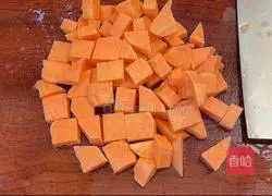 Milk sweet potato porridge recipe 1