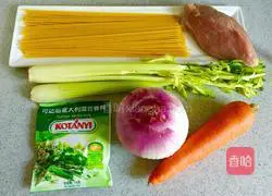 Illustration of how to make classic Italian spaghetti bolognese 2