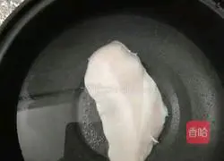 Mushroom and shredded chicken porridge Illustration of how to do it 1