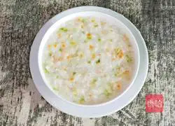 Illustration of how to make fish and vegetable porridge (baby food supplement) 8