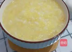 Illustration of how to make yam and apple porridge 8