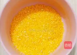 Illustration of how to make small lump porridge 1