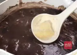 Illustration of how to make mulberry seed and millet porridge 6