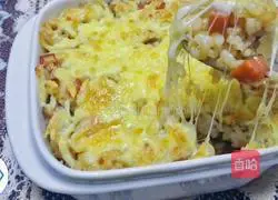 Cheese Baked Rice Recipe Illustration 8