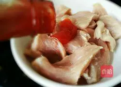 Illustration of homemade pork chop burger 2