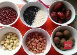 Illustration of how to make blood-enriching and healthy porridge 1