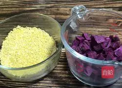 Purple Sweet Potato Double Rice Porridge Recipe Illustration 5