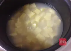 Illustration of how to make potato stewed rice 6
