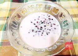 Milk Oatmeal Red Bean Porridge Recipe Illustration 9