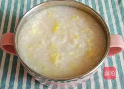 Illustration of how to make baby vegetable and shrimp porridge (baby complementary food) 10