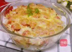 Cheese Baked Rice Recipe Illustration 8