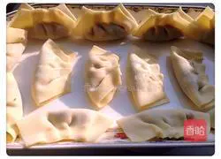 Illustration of how to make pan-fried pot stickers 3