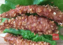 Illustration of how to make spicy chicken burger 2