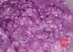 Chang yam Illustration of how to make purple sweet potato cake 1