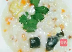 Illustration of Preserved Egg and Lean Pork Porridge (First Method) 15
