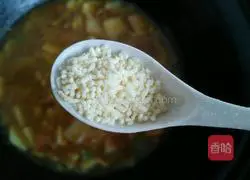 Illustration of how to make rice with sliced ​​meat and potatoes 13