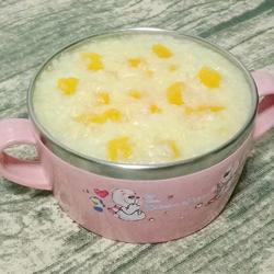 Millet and papaya porridge (baby food supplement)