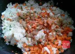 Illustration of how to make fried glutinous rice balls 4