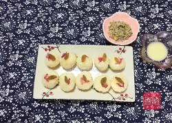 Illustration of how to make cheese rice balls 1