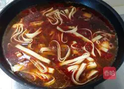 Illustration of how to make rice noodles 10