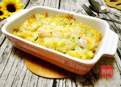 Illustration of how to make delicious baked rice 14