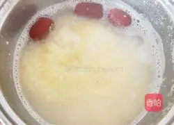 Illustration of how to make stomach-nourishing millet porridge 5