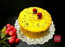 Pumpkin Hair Cake (Sesame Version) Recipe Illustration 9