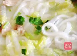 Illustration of how to make soup rice noodles 3