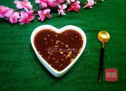 Osmanthus purple rice porridge recipe illustration 10