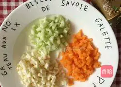 Illustration of how to make seasonal vegetable and shrimp risotto 2