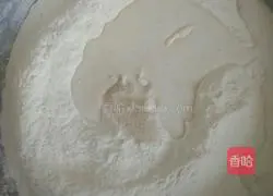 Illustration of how to make two-color flower rolls 5