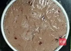 Illustration of how to make purple sweet potato and banana cake 11